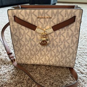 Michael Kors Gold/Brown purse